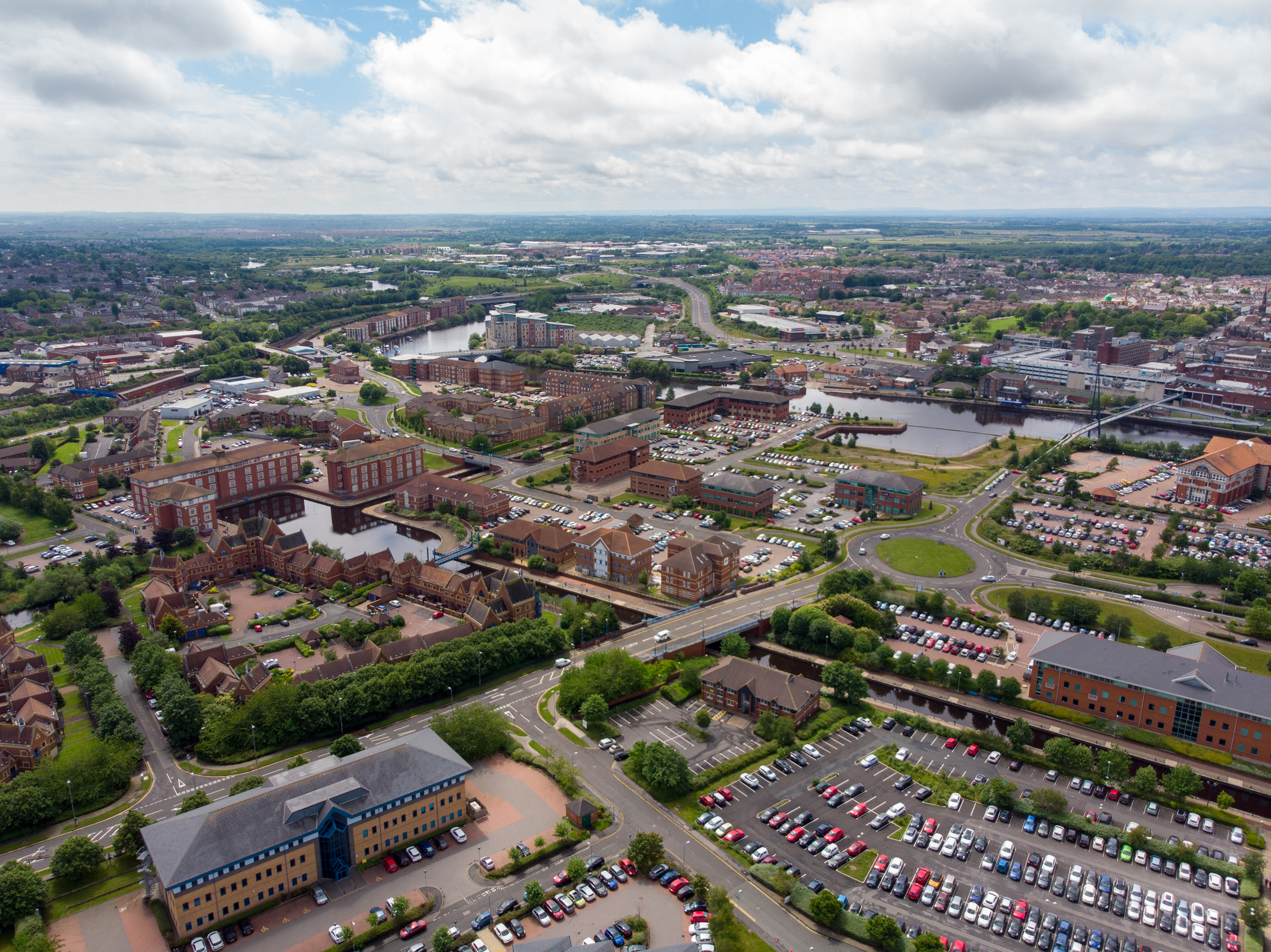 middlesbrough aerial view