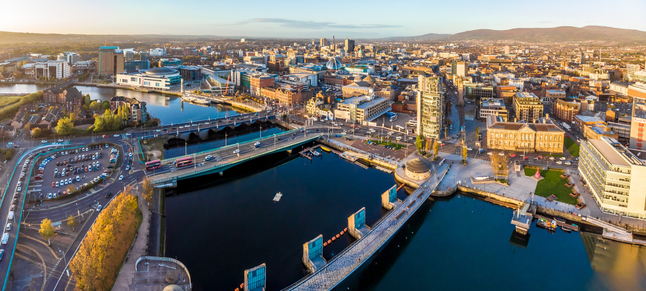 skyline view of belfast