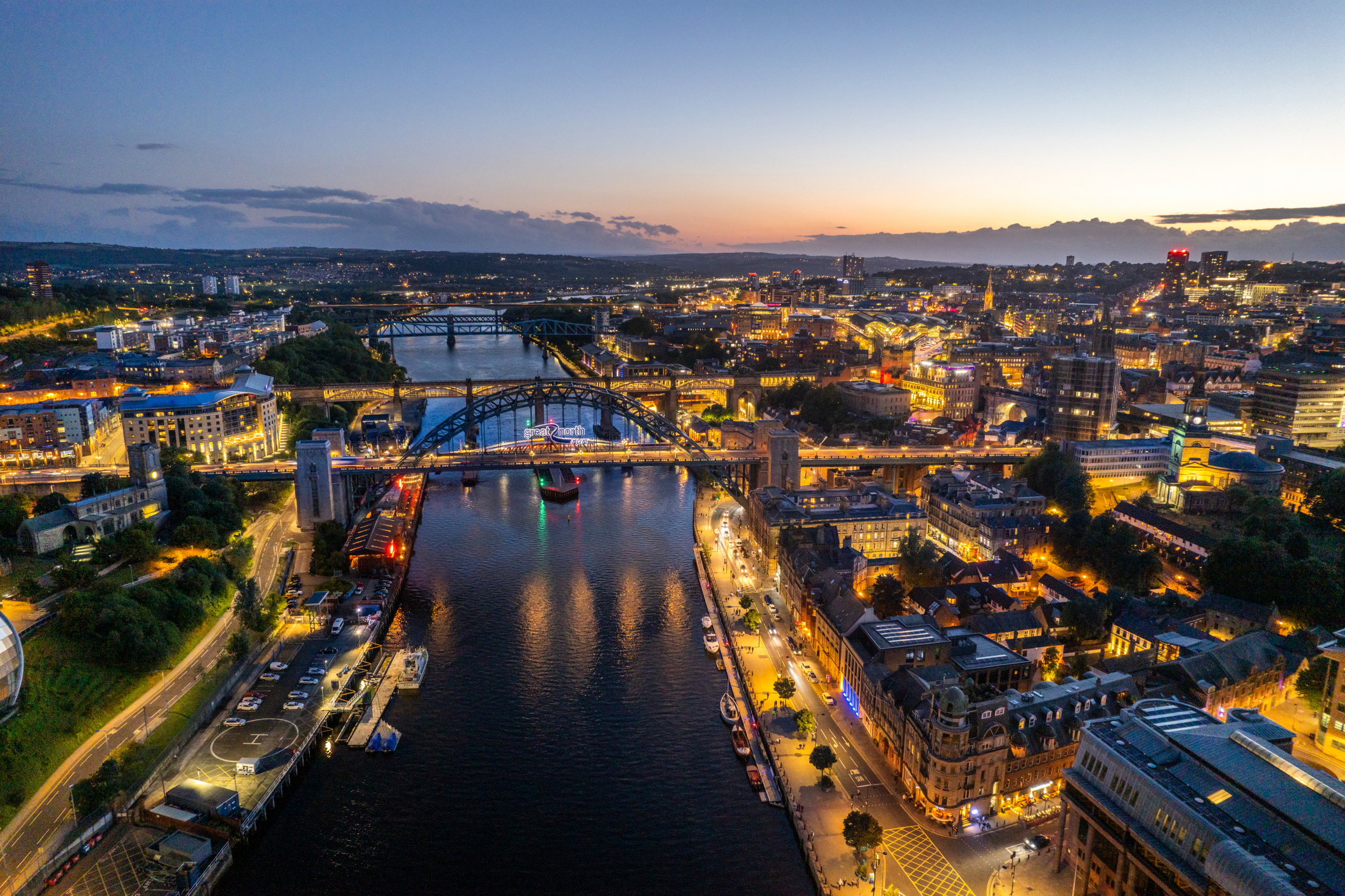 newcastle skyline