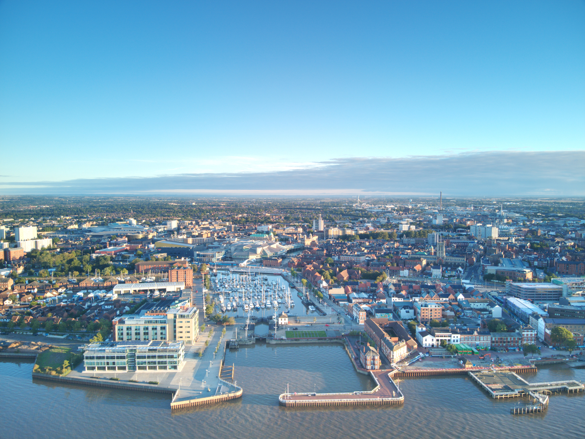 Drone Aerial Photo Of Kingston-Upon-Hull